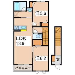 仮称）会津若松市行仁町ＳＨＭの物件間取画像